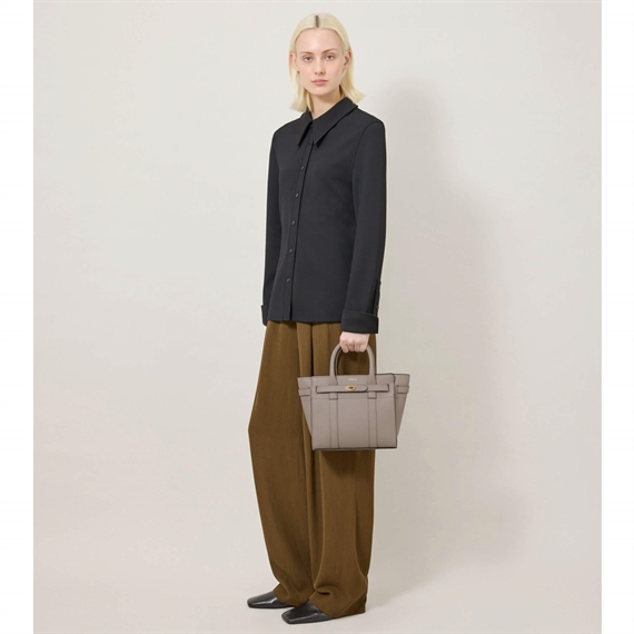 Mulberry Mini Zipped Bayswater Cashmere Taupe